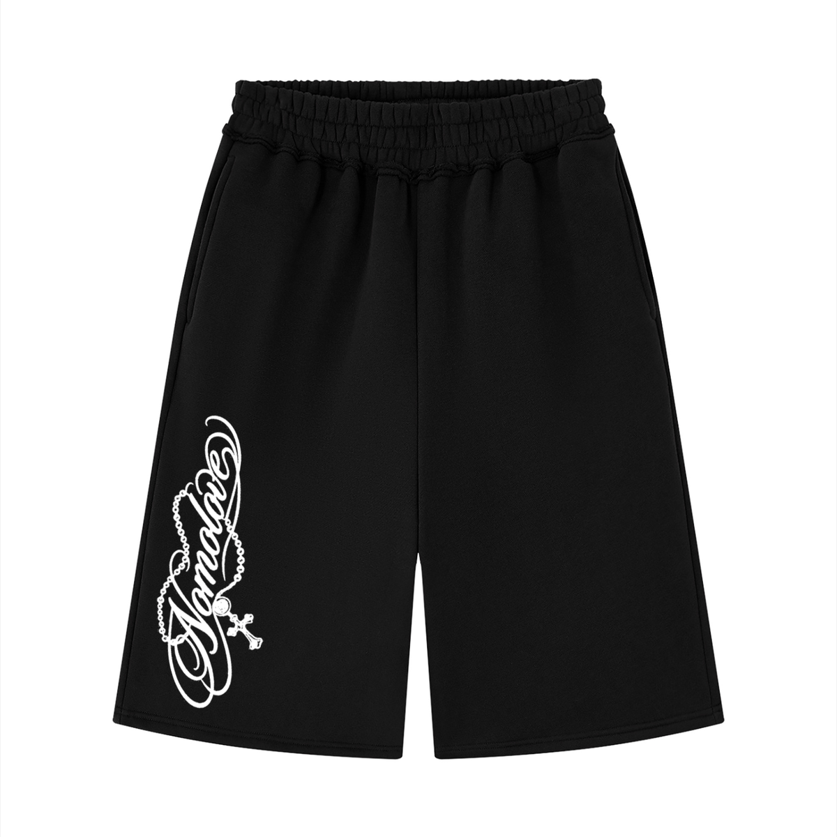 NOVUS — NOMOLOVE Collection Black Long Shorts