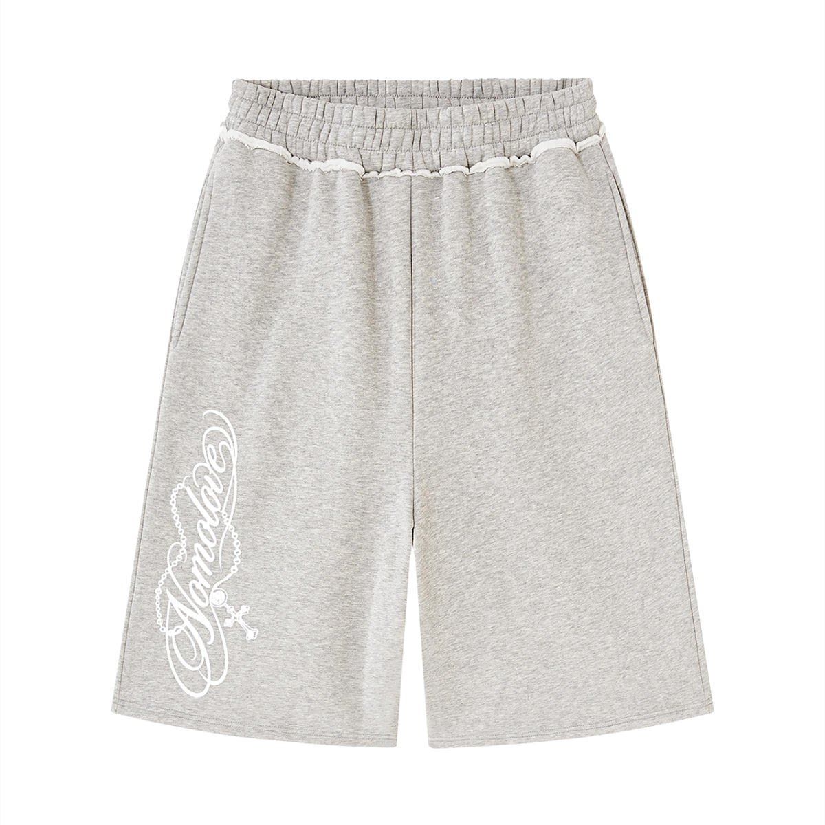 NOVUS — NOMOLOVE Collection Gray Long Shorts