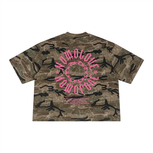 NOVUS — NOMOLOVE Collection Boxy Camo Tee